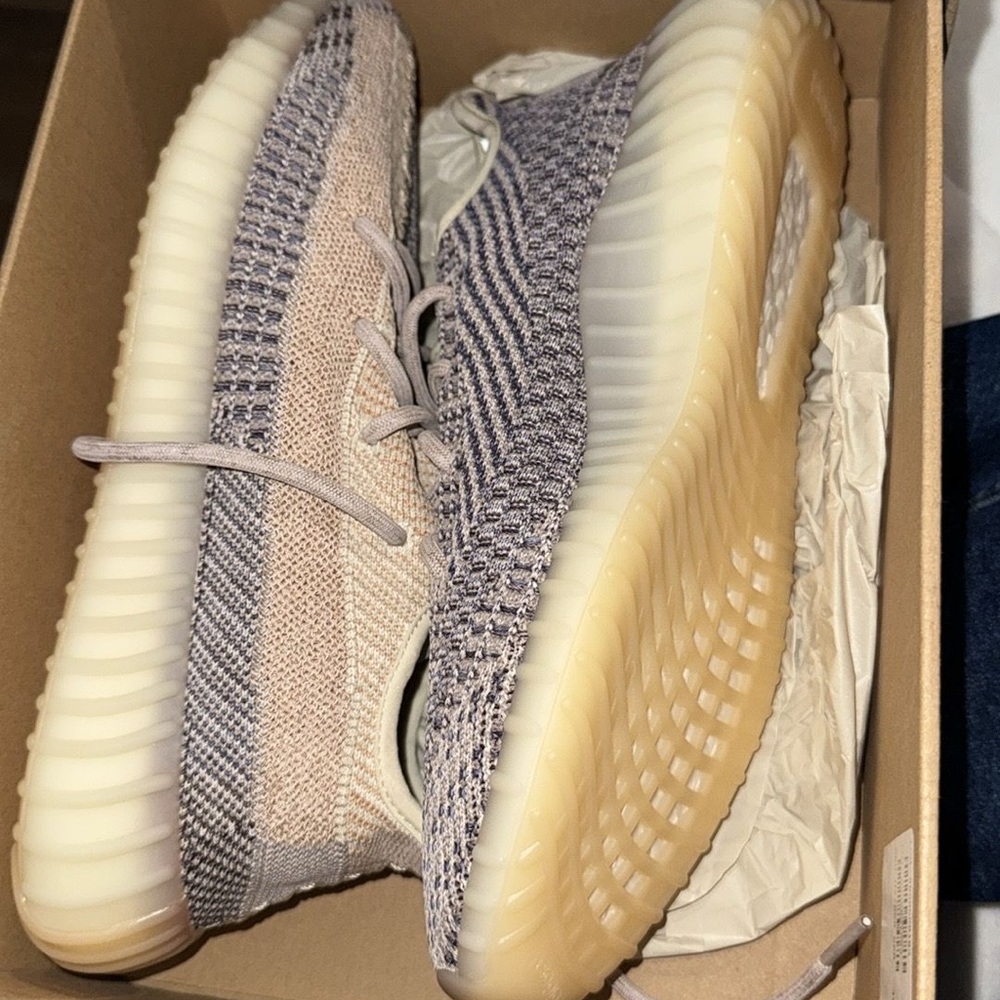 Brand new Yeezys in box . Yeezys boost 350 v2. Beige and Gray